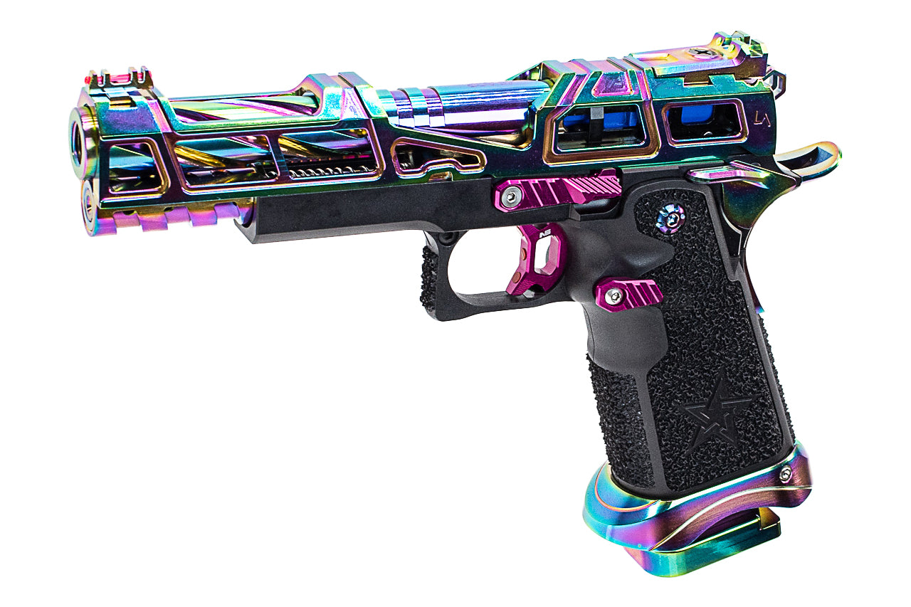 LA Capa & Nexxspeed Rainbow Hyper Tornado Hi-Capa GBB Pistol Airsoft ( JKTG Custom Made )