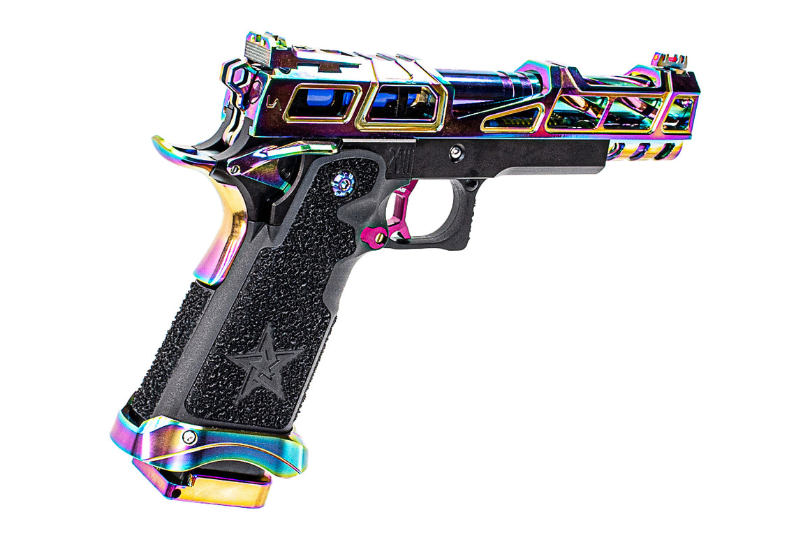 LA Capa & Nexxspeed Rainbow Hyper Tornado Hi-Capa GBB Pistol Airsoft ( JKTG Custom Made )
