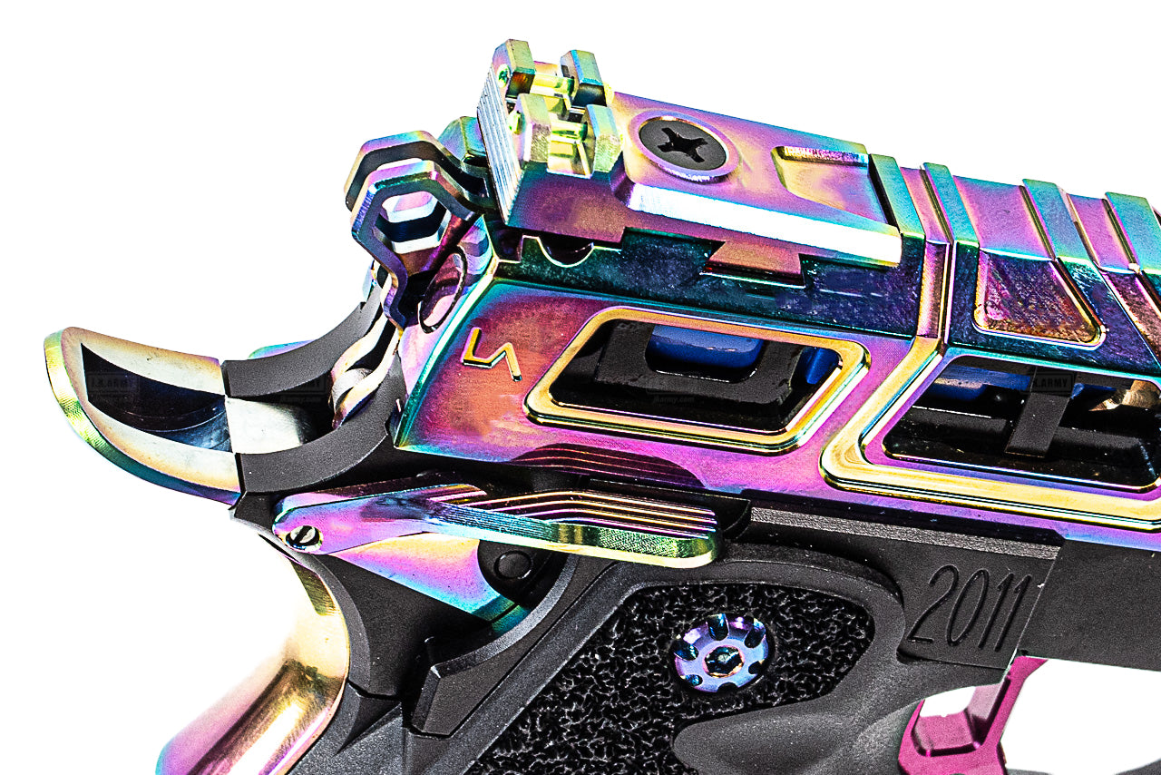 LA Capa & Nexxspeed Rainbow Hyper Tornado Hi-Capa GBB Pistol Airsoft ( JKTG Custom Made )