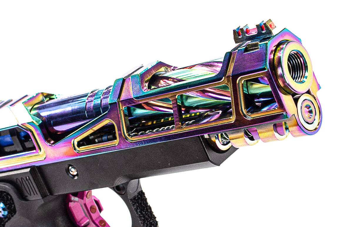 LA Capa & Nexxspeed Rainbow Hyper Tornado Hi-Capa GBB Pistol Airsoft ( JKTG Custom Made )