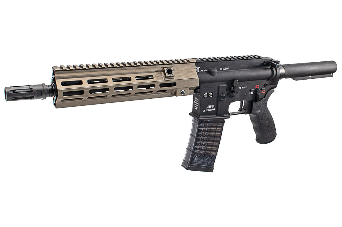 Angry Gun 416 MK15 Gen2 Complete Build MWS GBBR ( DDC ) ( MIL-Style, Stockless Version ) ( JKTG Custom Made )