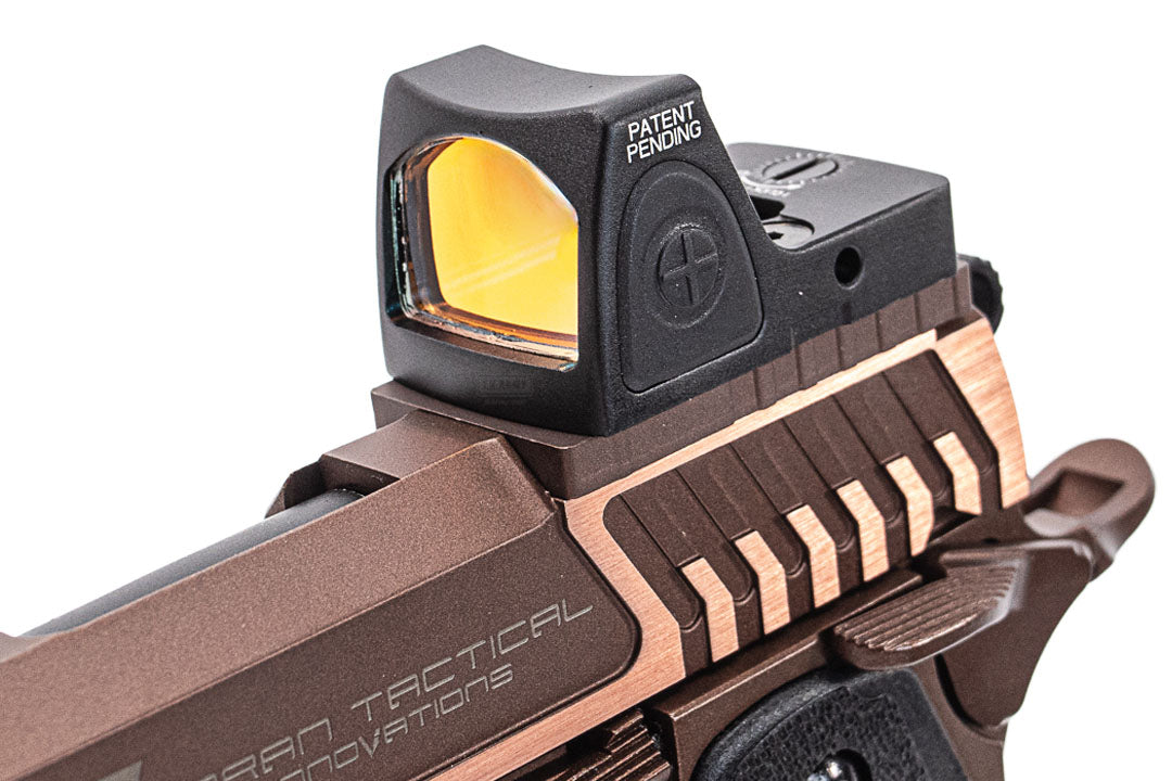 EMG TTI Licensed JW4 Sand Viper Hi-Capa GBB Pistol Airsoft With SOTAC Metal RMR Optic ( JKTG Custom Made )