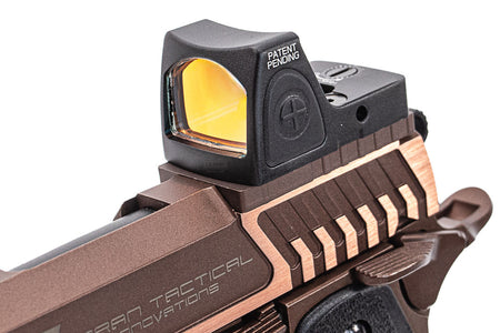 EMG TTI Licensed JW4 Sand Viper Hi-Capa GBB Pistol Airsoft With SOTAC Metal RMR Optic ( JKTG Custom Made )