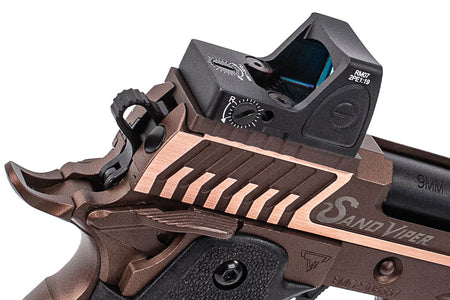 EMG TTI Licensed JW4 Sand Viper Hi-Capa GBB Pistol Airsoft With SOTAC Metal RMR Optic ( JKTG Custom Made )