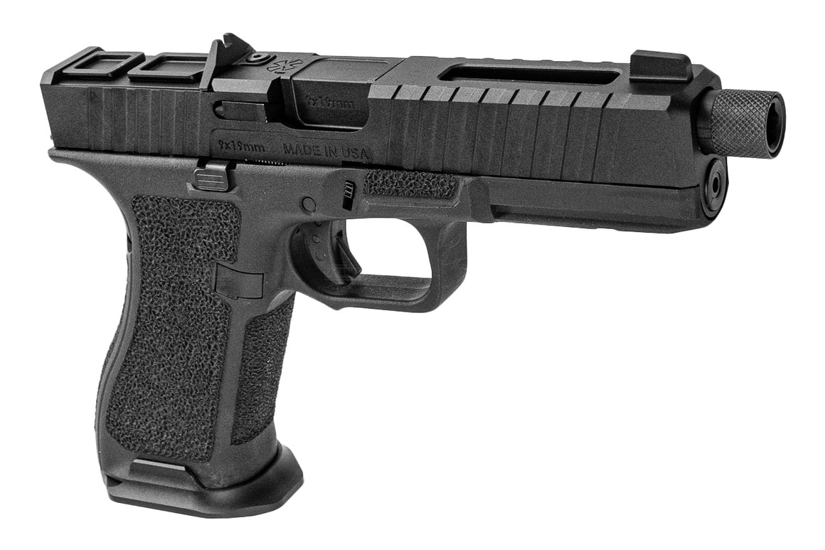 EMG Noveske DM Glock 17 Gen5 MOS GBB Pistol Airsoft with SCORPIP Stippled Grip ( JKTG Custom Made )