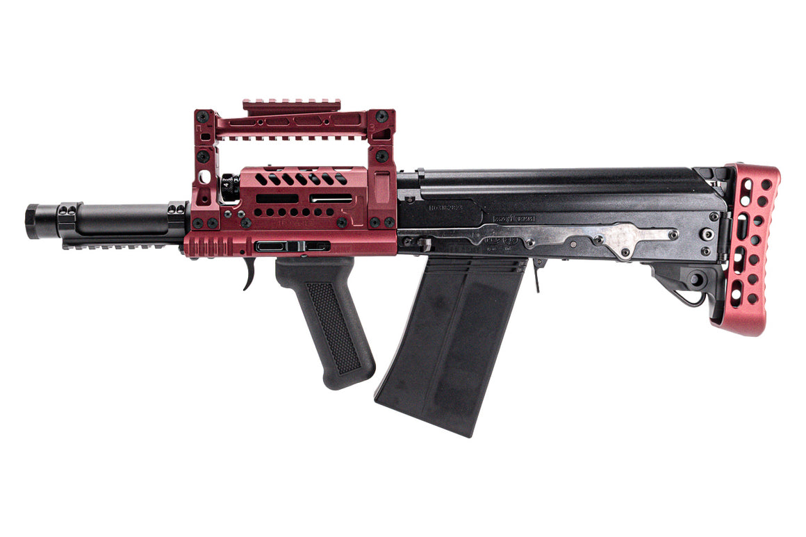 ITP Groza-12 Bullpup TM SAIGA 12K GBB Shotgun Airsoft ( Red ) ( JKTG Custom Made )-Green