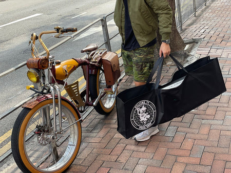 PROZI CAT MEOW Eco Carrier Bag ( Black , Type 01 , Gun Bag )