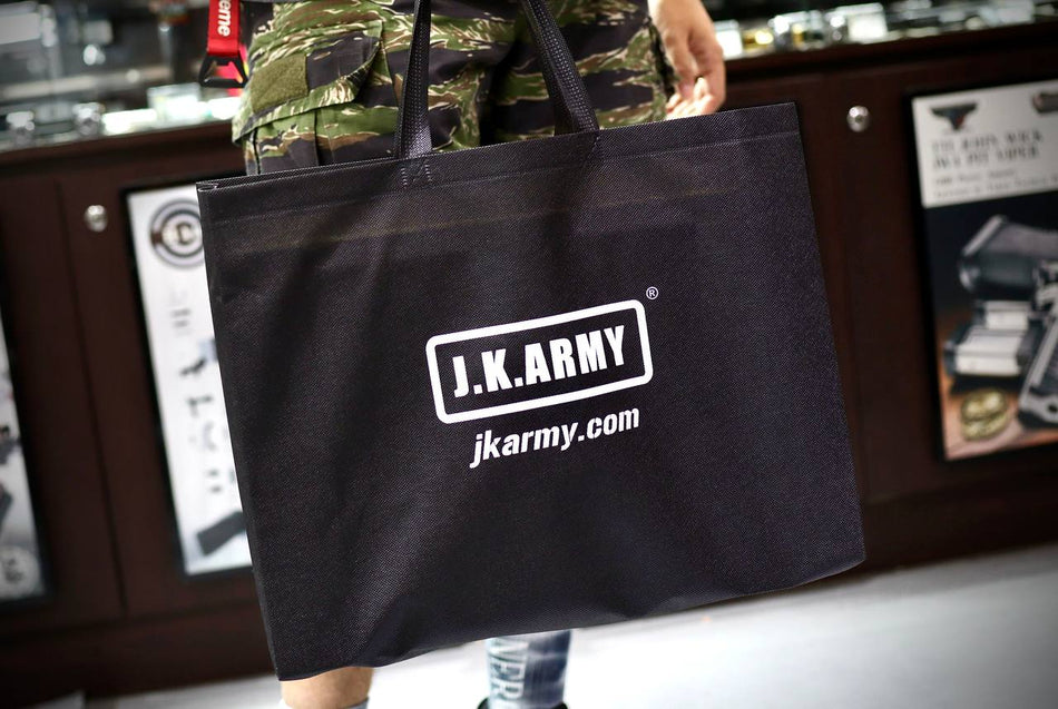 J.K.ARMY Eco Carrier Bag ( Black ) ( Non-Woven Bag )