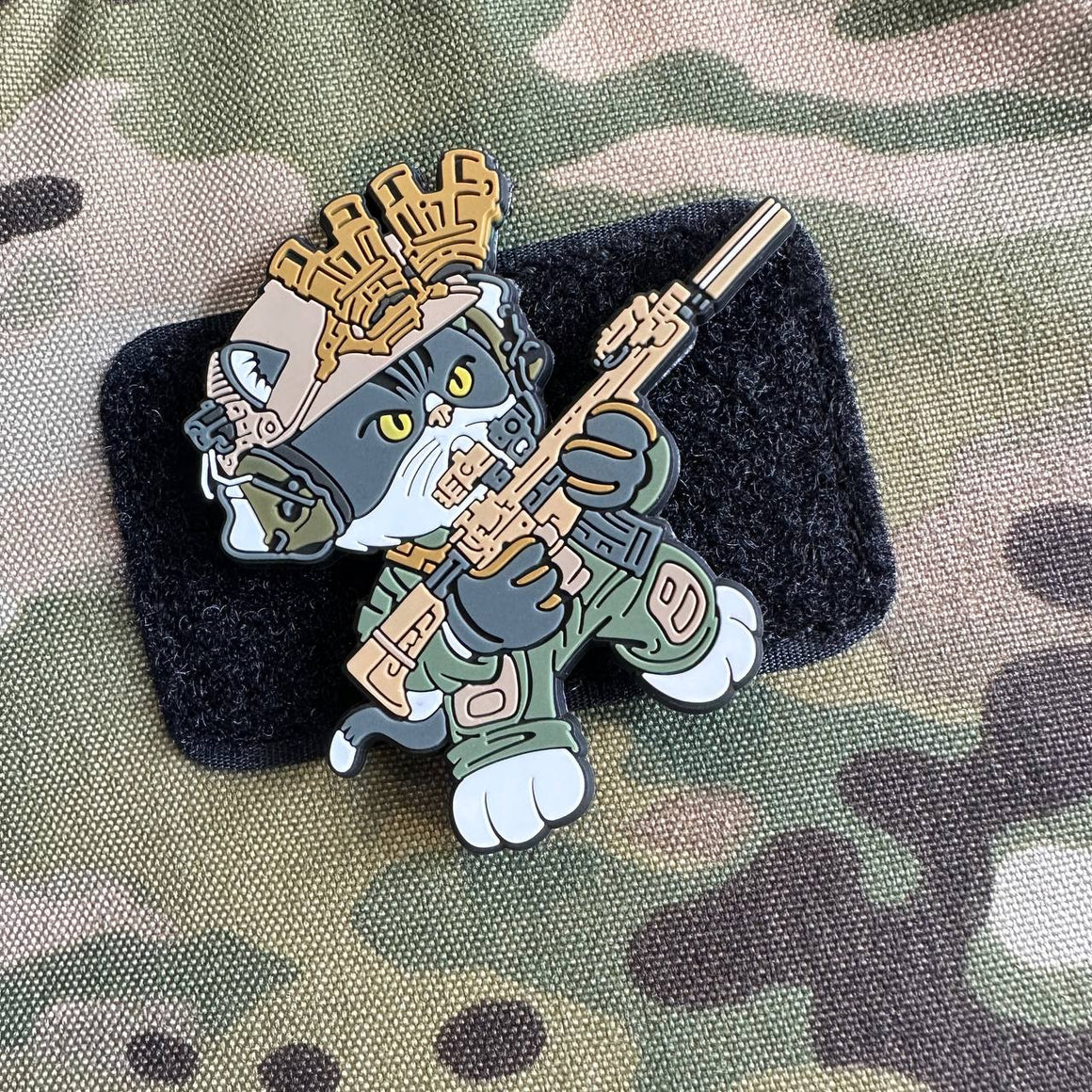 J.K.ARMY Prozi Cat Milsim Style B N4 Style #MIL15 PVC Patch ( Free Shipping ) #jkarmycat #jkarmymeow #jkmeow