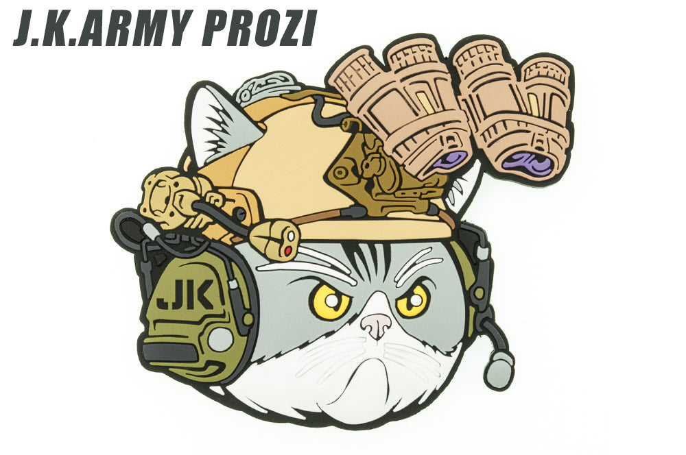J.K.ARMY Prozi Cat Milsim Style A #MIL02 PVC Patch ( Free Shipping ) #jkarmycat #jkarmymeow #jkmeow