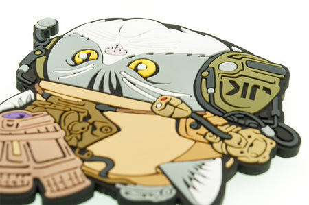 J.K.ARMY Prozi Cat Milsim Style A #MIL02 PVC Patch ( Free Shipping ) #jkarmycat #jkarmymeow #jkmeow