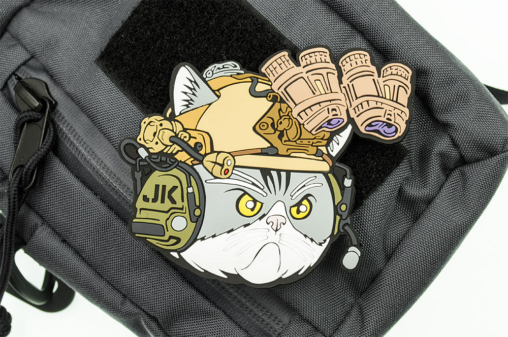 J.K.ARMY Prozi Cat Milsim Style A #MIL02 PVC Patch ( Free Shipping ) #jkarmycat #jkarmymeow #jkmeow