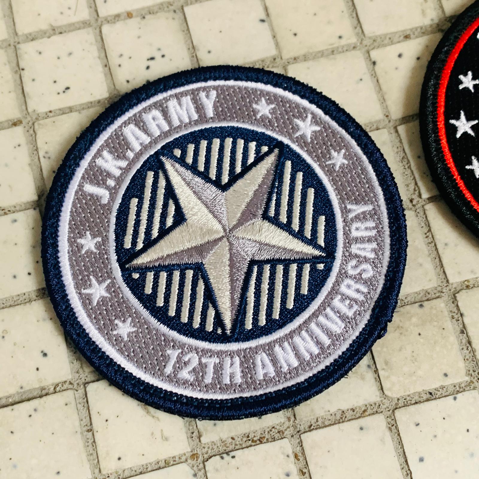 J.K.ARMY 12th Anniversary Patch ( Limited Edition )-Olive Drab