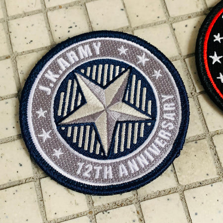 J.K.ARMY 12th Anniversary Patch ( Limited Edition )-Olive Drab