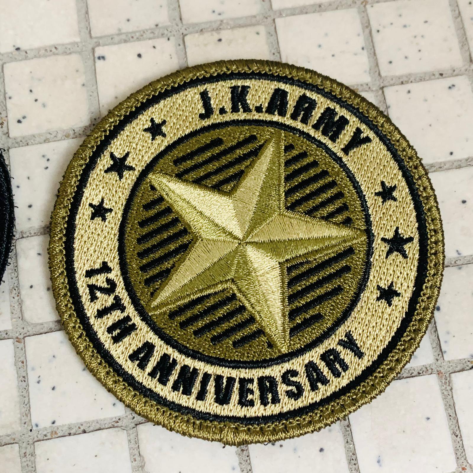 J.K.ARMY 12th Anniversary Patch ( Limited Edition )-Olive Drab