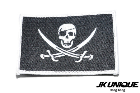 JK UNIQUE Patch - Jolly Roger NAVY SEAL ( Big Size )