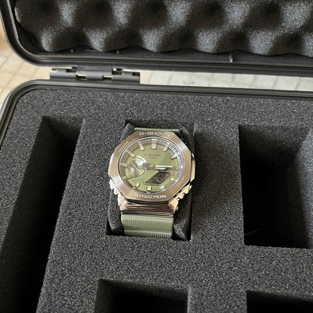 JK UNIQUE W06 Watch Case for up to 6 Watches ( Transport case , Waterproof ,  Lockable , Extremely Protected )