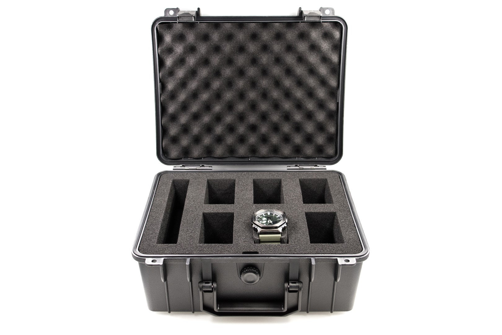 JK UNIQUE W06 Watch Case for up to 6 Watches ( Transport case , Waterproof ,  Lockable , Extremely Protected )