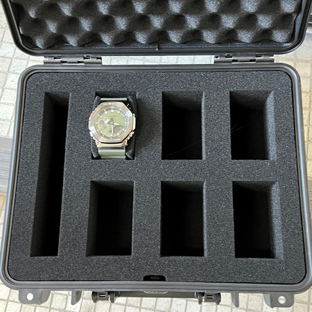 JK UNIQUE W06 Watch Case for up to 6 Watches ( Transport case , Waterproof ,  Lockable , Extremely Protected )