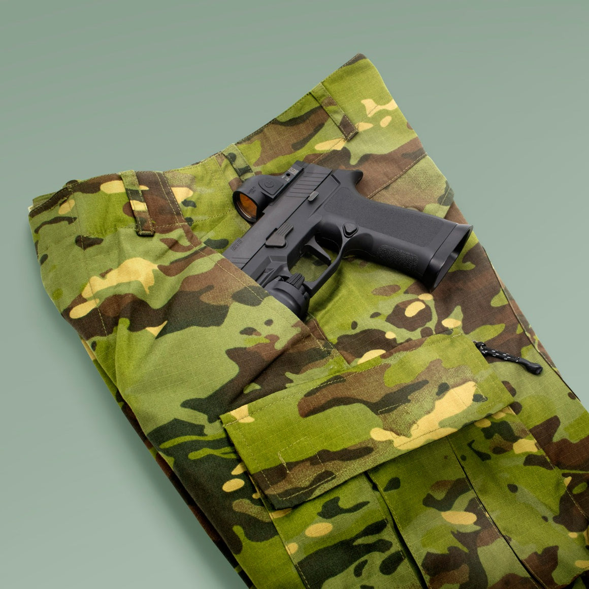 FFI F02 Tac-Life Style Shorts ( MC / MC TP / Ranger Green  )-Ranger Green-XS (28w)