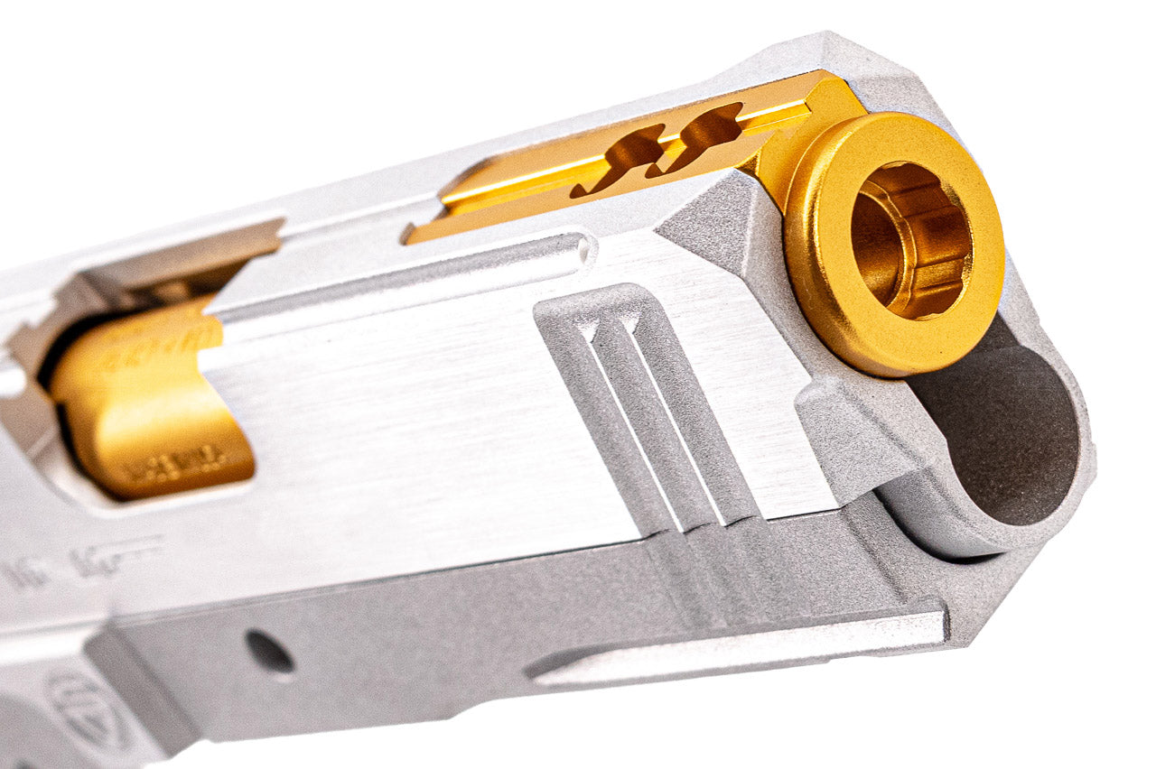 Bomber CNC Aluminum 3.9" INF Style SV Slide Kit For Marui TM Hi-Capa GBBP Series -Silver