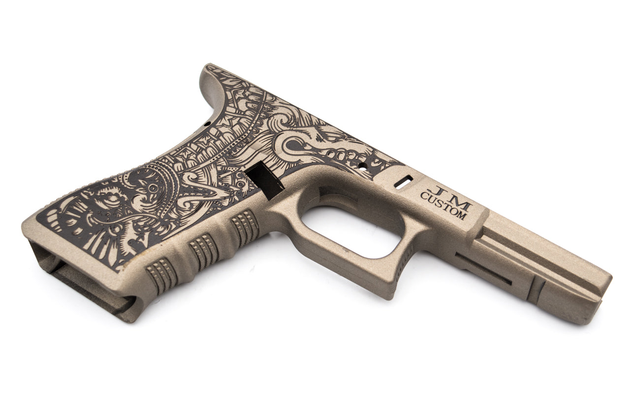 Joules Modify Custom for TM / WE G Model 17 Lower Frame ( Poseidon Style Tan )