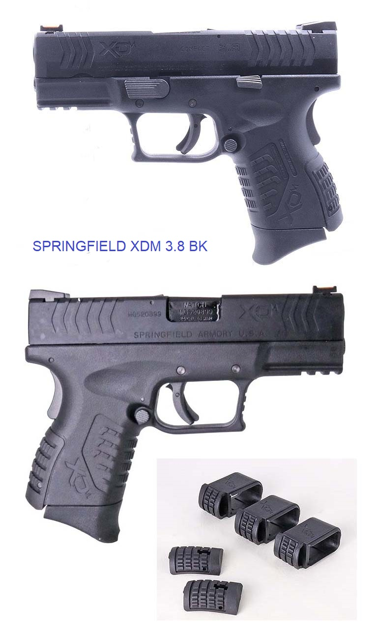 Springfield Armory Licensed XDM Gas Blowback Airsoft Training Pistol ( Model: 3.8 Compact ) (  Air Venturi )-Silver