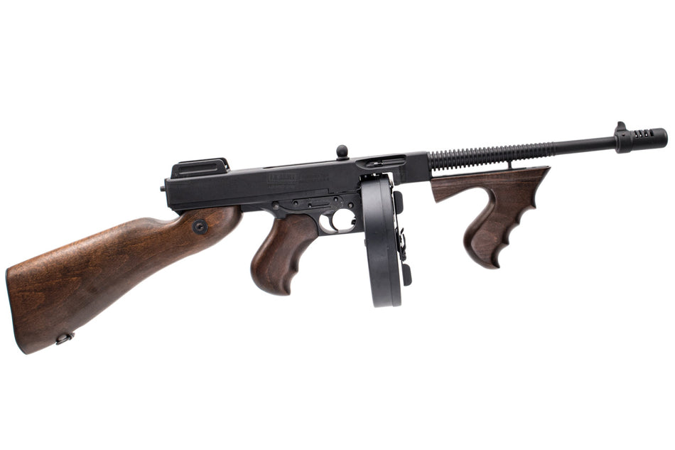 KING ARMS Thompson M1928 Military AEG Airsoft ( Real Wood )