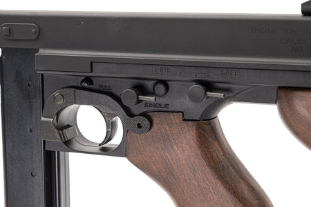 KING ARMS Thompson M1A1 Military AEG Airsoft ( Real Wood )