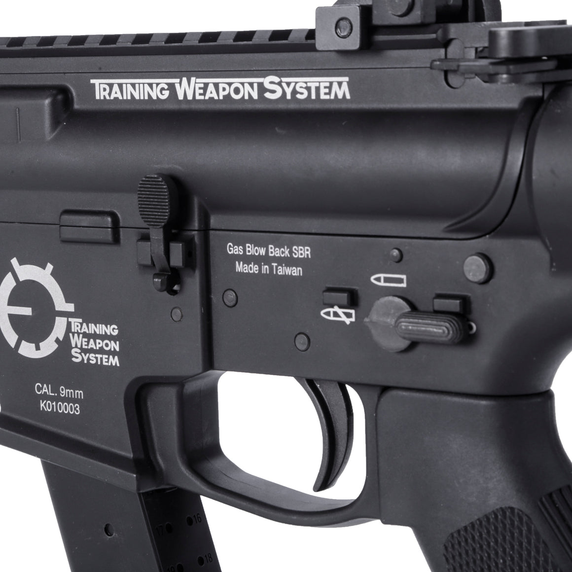 King Arms TWS 9mm SBR GBB ( Black )