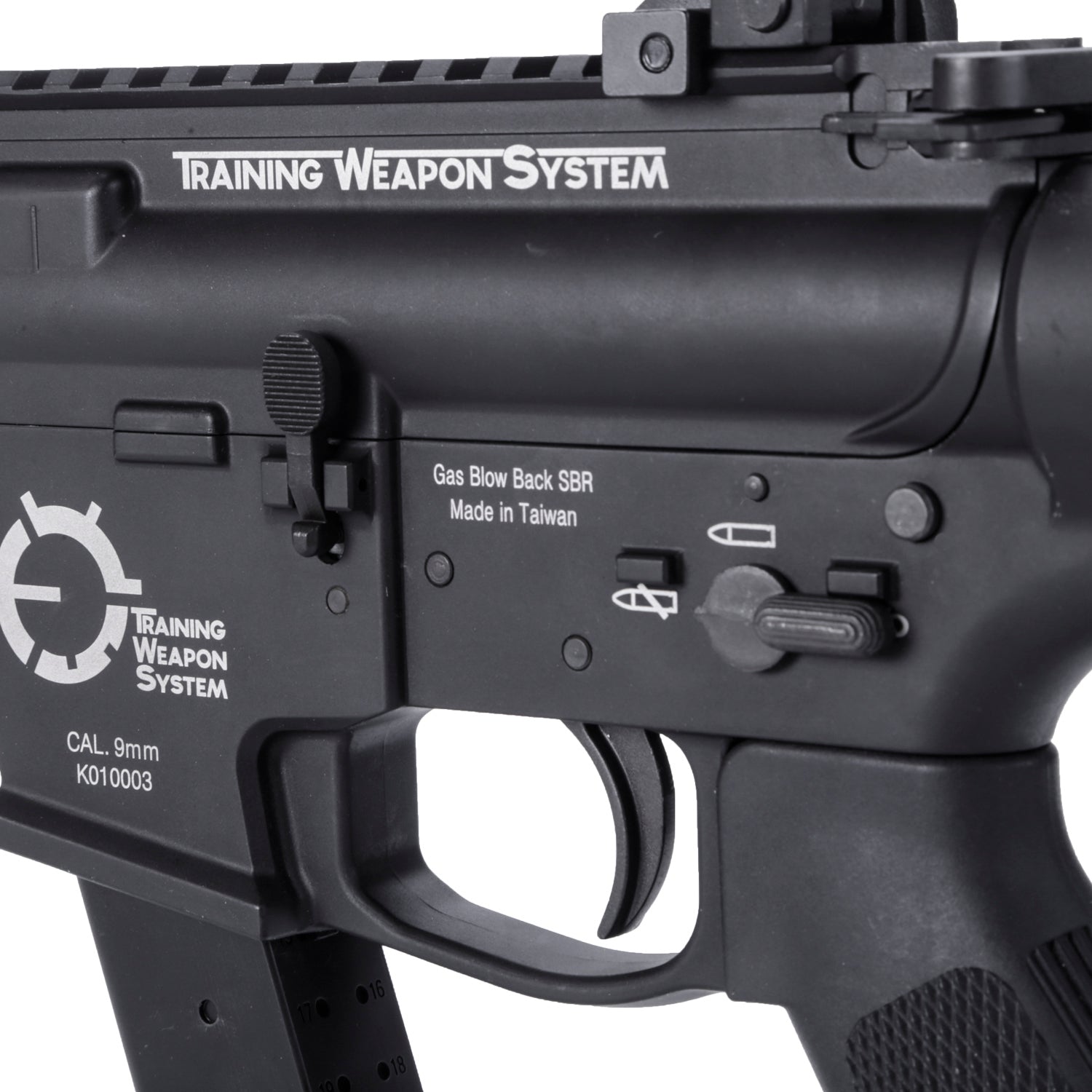 King Arms TWS 9mm SBR GBB ( Black )