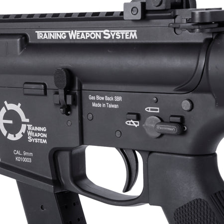 King Arms TWS 9mm SBR GBB ( Black )