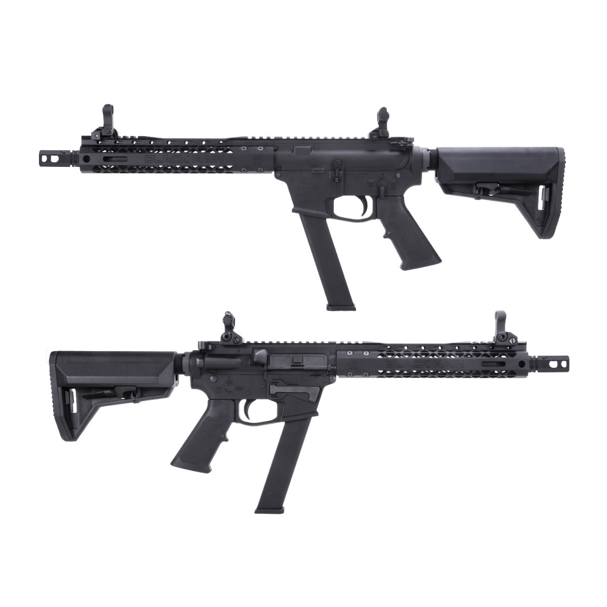 King Arms TWS Black Rain Ordnance 9mm Carbine GBB Airsoft ( Black )