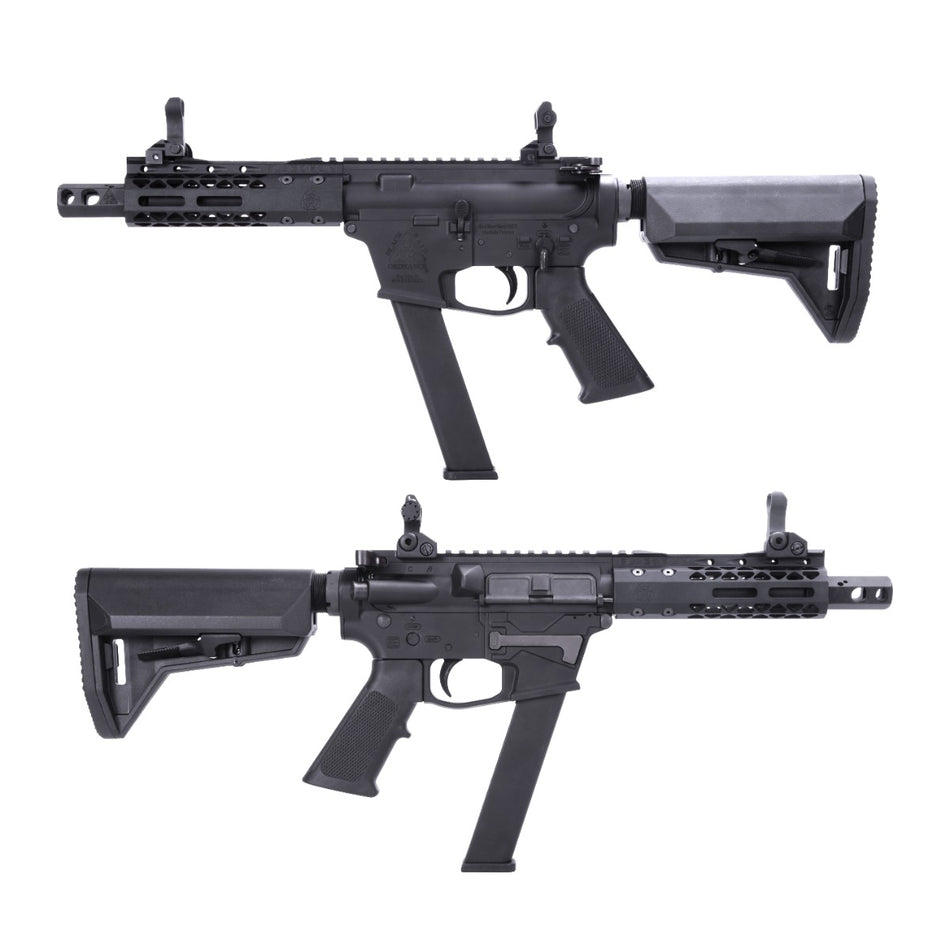 King Arms TWS Black Rain Ordnance 9mm SBR GBB Airsoft ( Black )