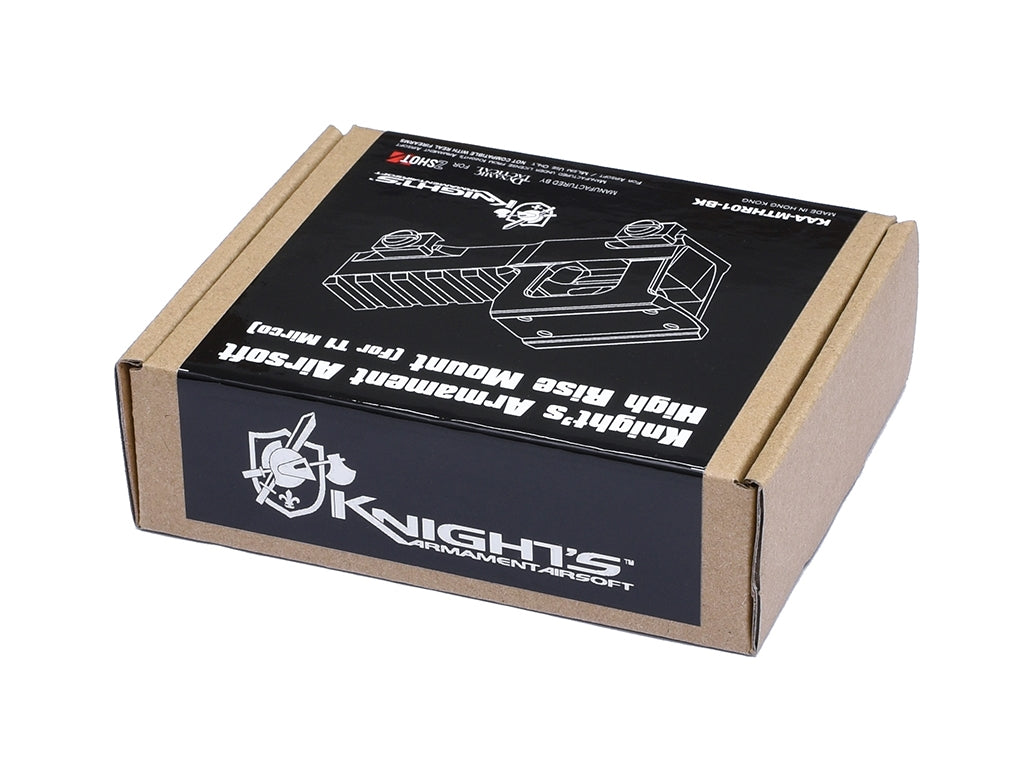 Knight's Armament Airsoft High Rise Mount ( Kac Mount For T1 / T2 Red Dot Sight ) ( Licensed by ZShot ) ( DYTAC )