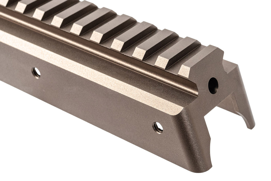 KCN CNC Aluminum Top Cover Set For KSC / KWA MP9 / TP9 GBB Series-RAW Edition
