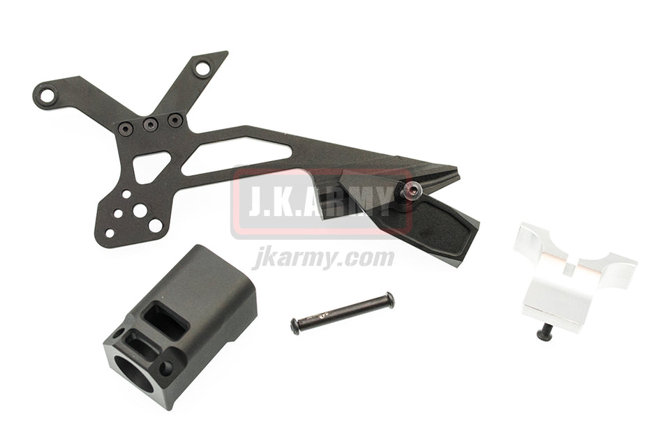 KF G17 / G Model Red Dot Sight Mount Rail Kit for Marui / Bell Type ( BK )