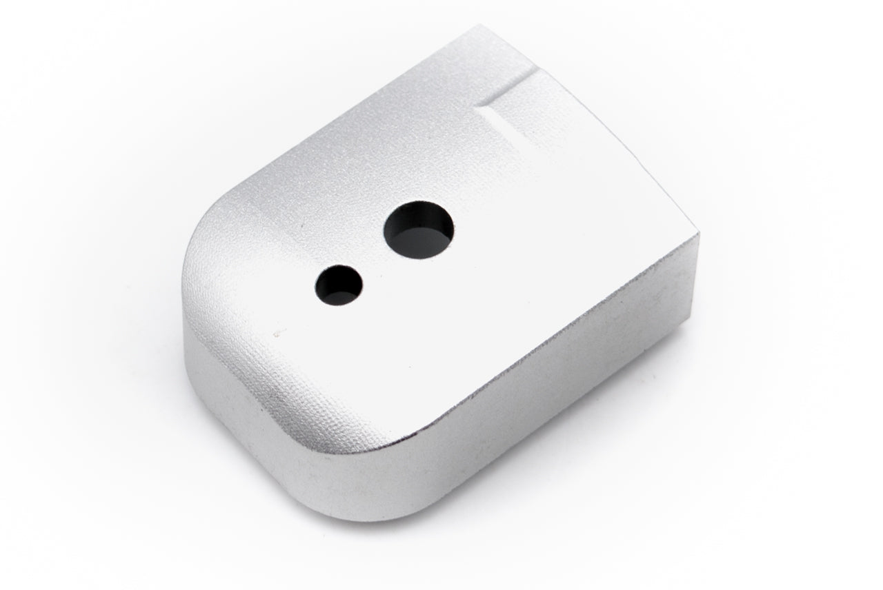 KF Airsoft Hi-Capa Mag Base for TM 5.1 / 4.3 ( Silver )