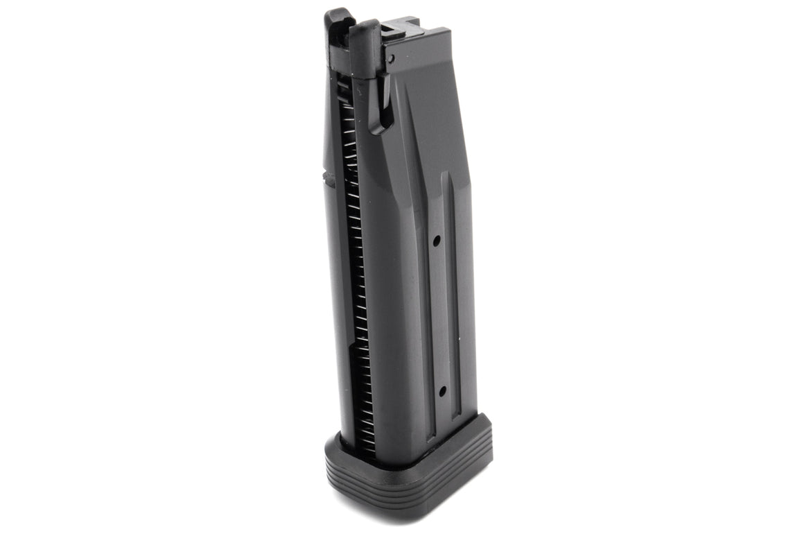 KF Airsoft CNC Aluminum 30 Rds Magazine for Tokyo Marui TM Hi-Capa GBBP (Black)