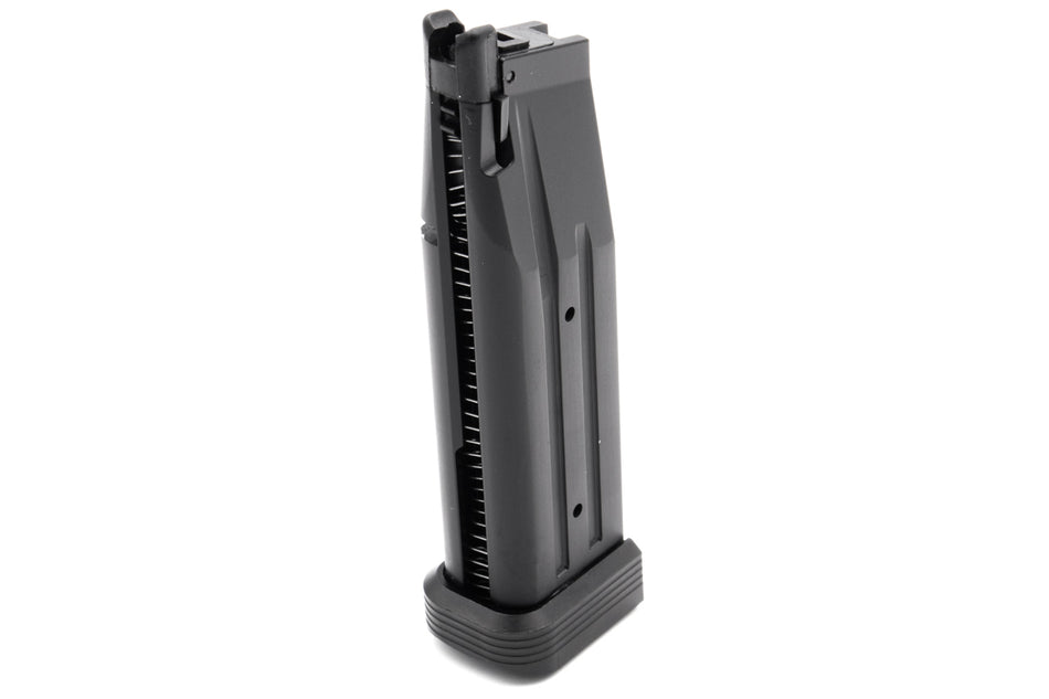 KF Airsoft CNC Aluminum 30 Rds Magazine for Tokyo Marui TM Hi-Capa GBBP (Black)