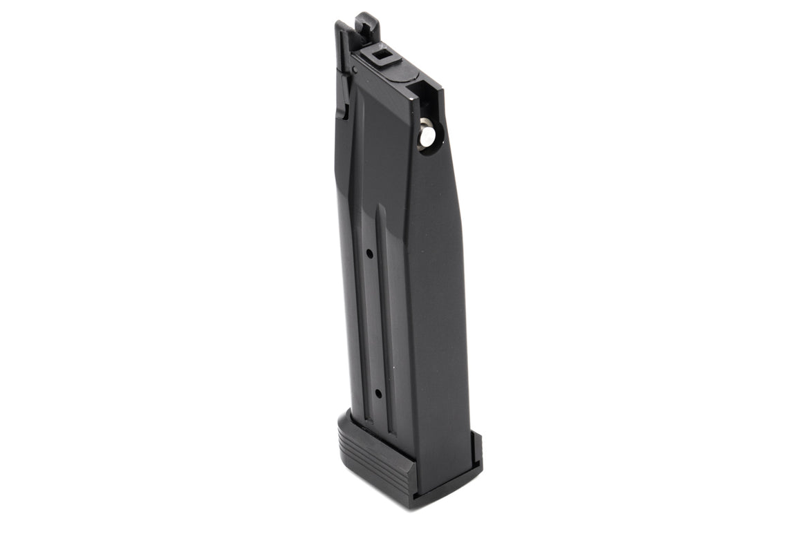 KF Airsoft CNC Aluminum 30 Rds Magazine for Tokyo Marui TM Hi-Capa GBBP (Black)