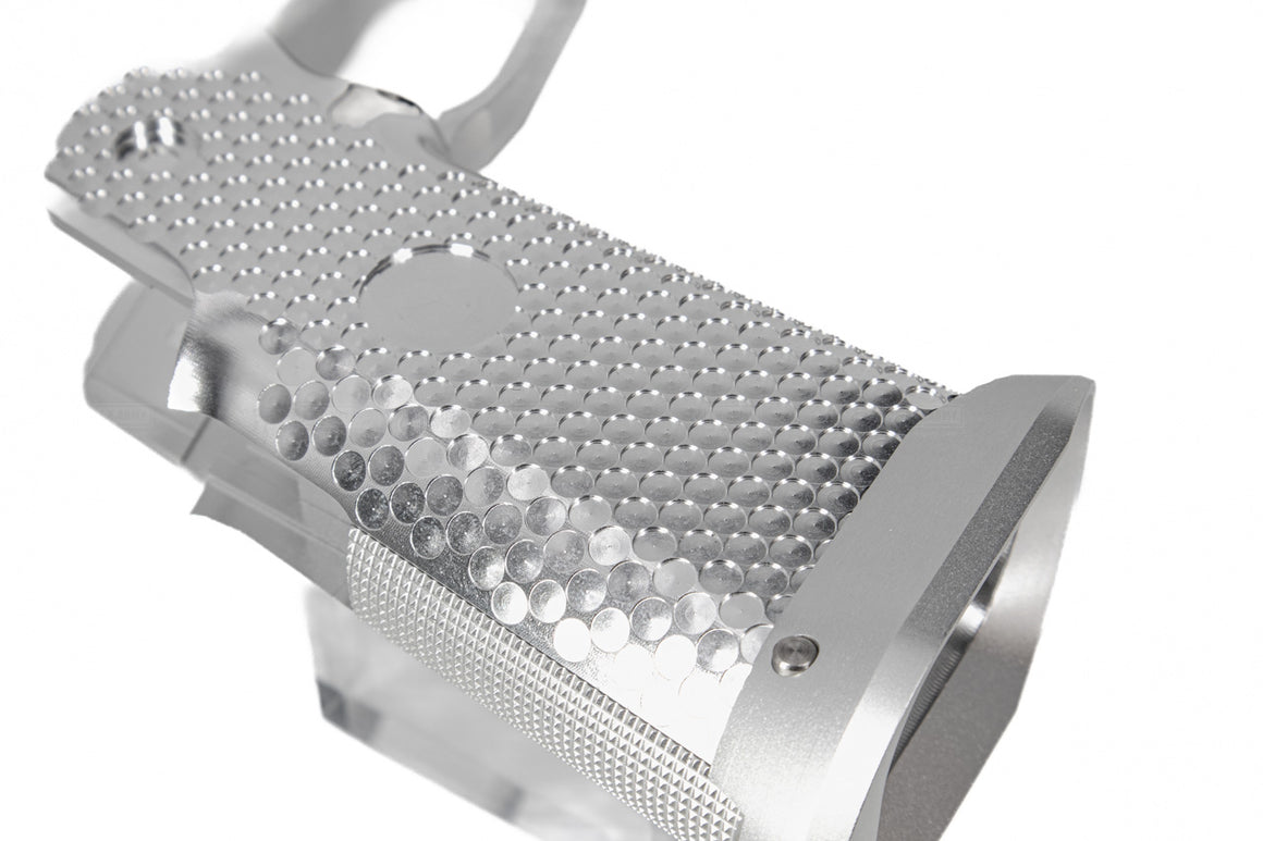 KF Airsoft CNC Aluminum Grip for Marui TM Hi-Capa GBB ( Silver )