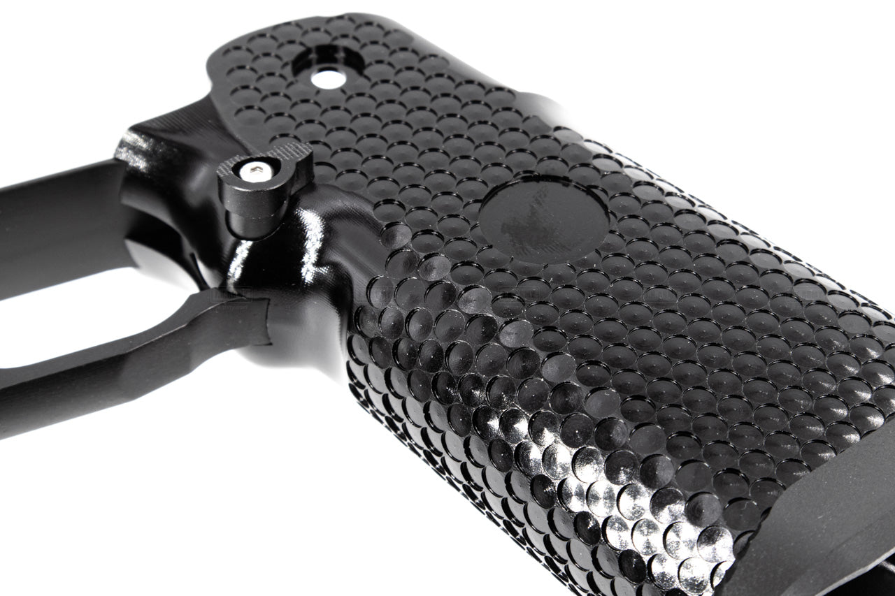 KF Airsoft CNC Aluminum Grip for Marui TM Hi-Capa GBB ( Black )