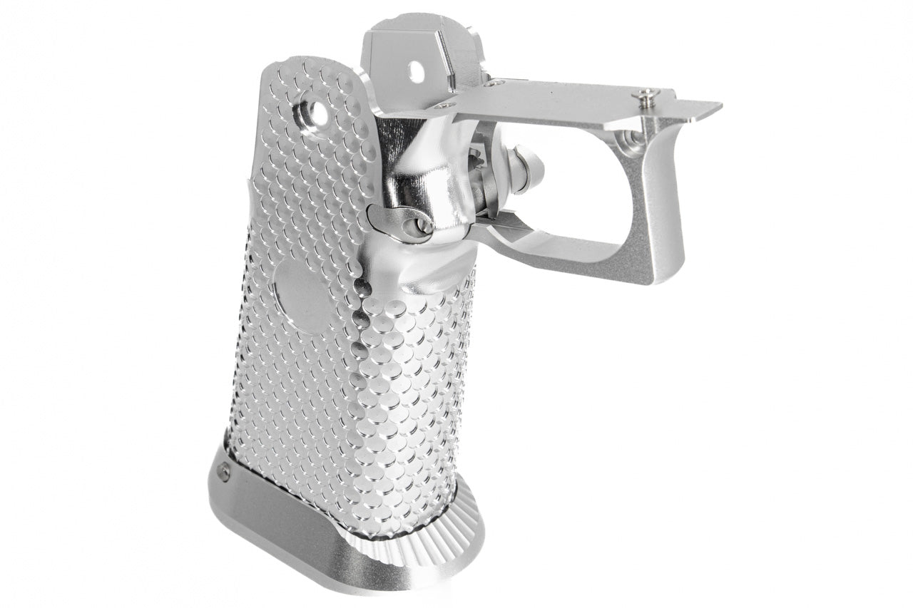 KF Airsoft CNC Aluminum Grip for Marui TM Hi-Capa GBB ( Silver )