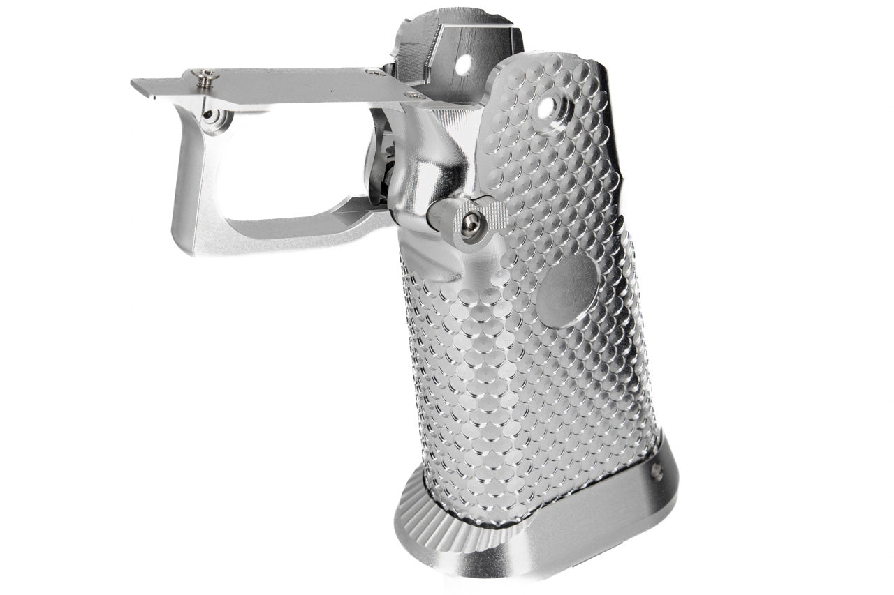 KF Airsoft CNC Aluminum Grip for Marui TM Hi-Capa GBB ( Silver )