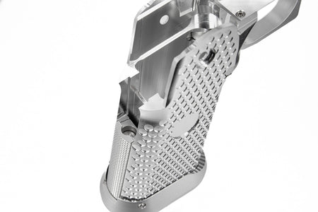 KF Airsoft CNC Aluminum Grip for Marui TM Hi-Capa GBB ( Silver )