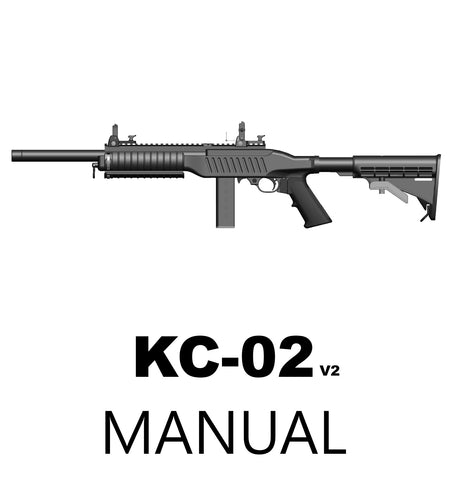 KJ KC-02 GBBR Explosion Parts ( KC02 Original ) - V2 #132 KC02 V2 Mag Screw