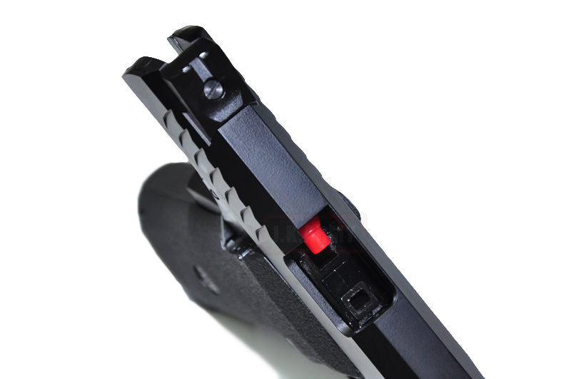 KJ Works KP 08 HI-CAPA Full Metal Black GBB Pistol