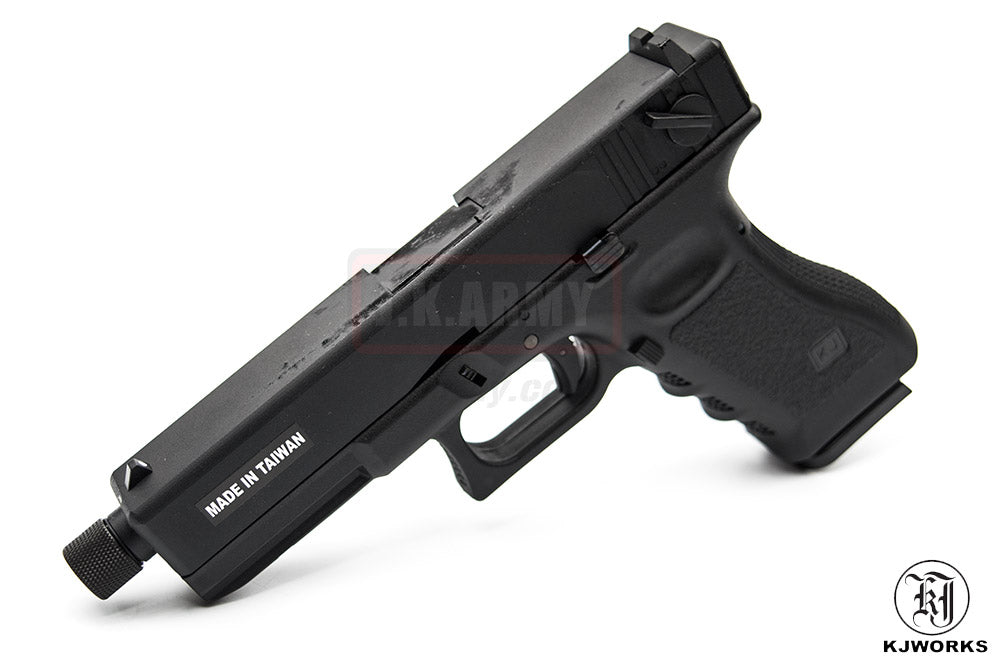 KJ Works KP18 w/ Threaded Barrel Gas GBB Pistol Airsoft ( G Model 18 )
