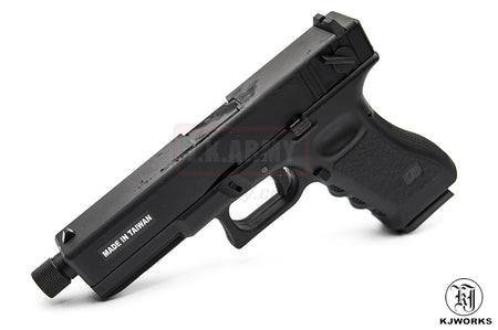 KJ Works KP18 w/ Threaded Barrel Gas GBB Pistol Airsoft ( G Model 18 )